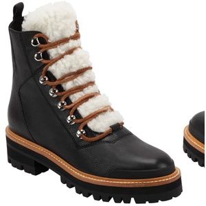 Marc Fisher Izzie Black Leather Boots